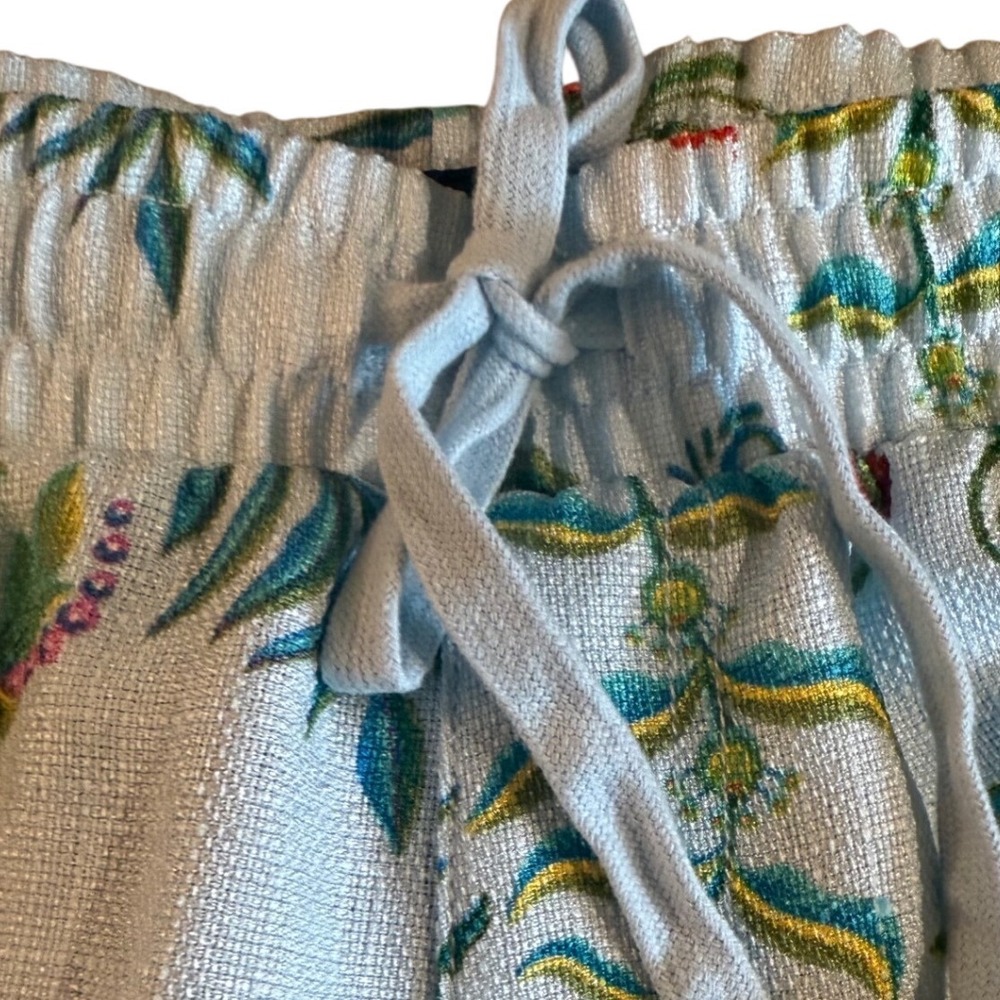 Malibu by Drill Clothing Co Mens XL Floral Camp Shirt and Shorts 2 Piece Blue - Picture 13 of 14